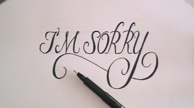 Apology Letter For Cheating