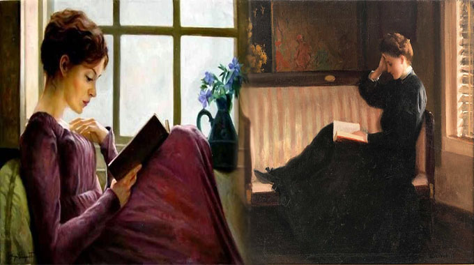 Women Reading in Art