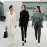 Minimalist Aesthetic Monochrome Suiting and Tailored Separates for Women