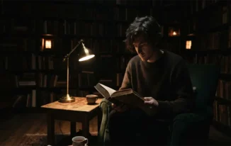 The Sanctuary of Shadows and Pages: The Moody Aesthetic of Reading in the Dark