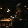 The Sanctuary of Shadows and Pages: The Moody Aesthetic of Reading in the Dark